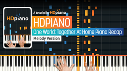 One World: Together At Home Piano Recap